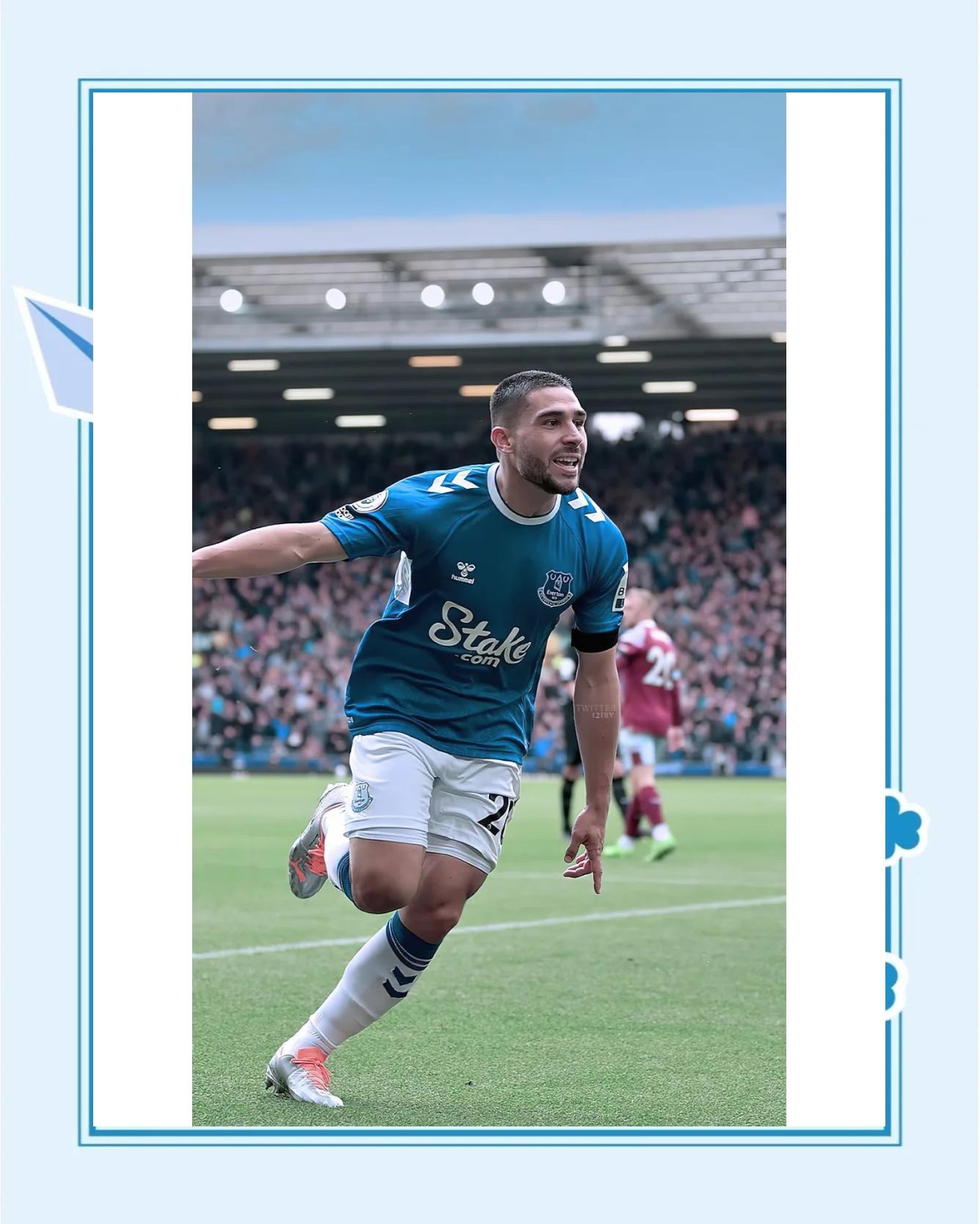 关于埃弗顿客场逼平布莱顿，保住欧战资格希望的信息