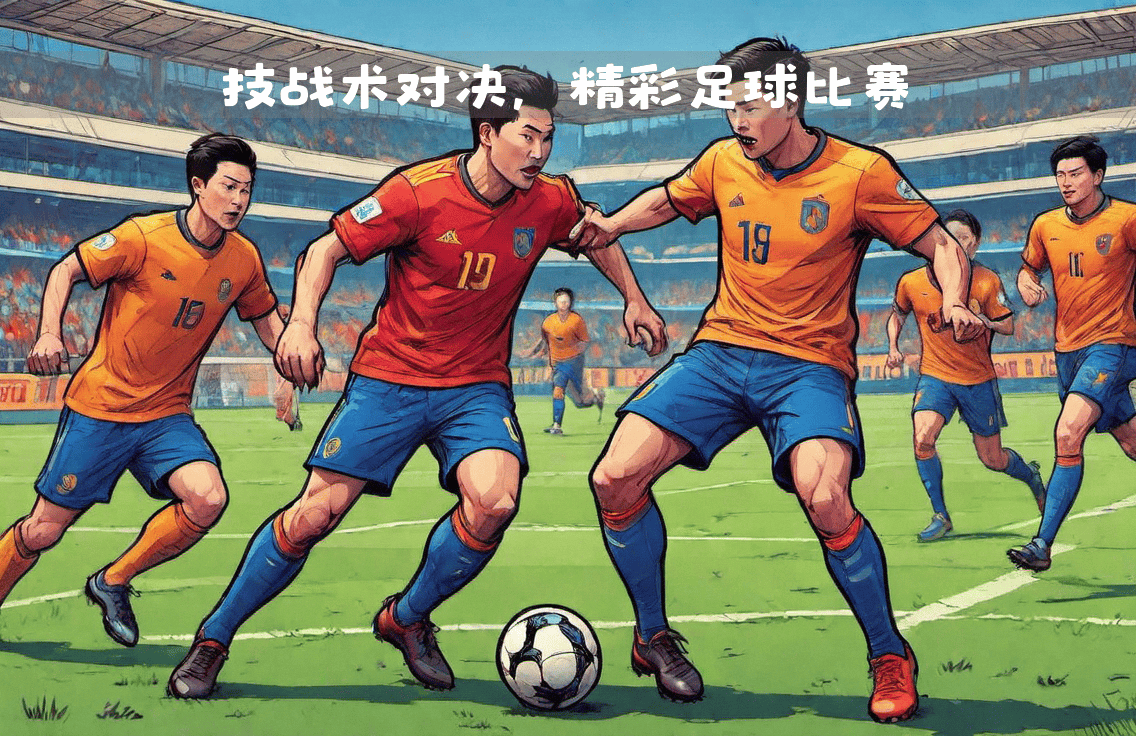 足球赛事激烈对决，赛场气氛热烈紧张刺激的简单介绍