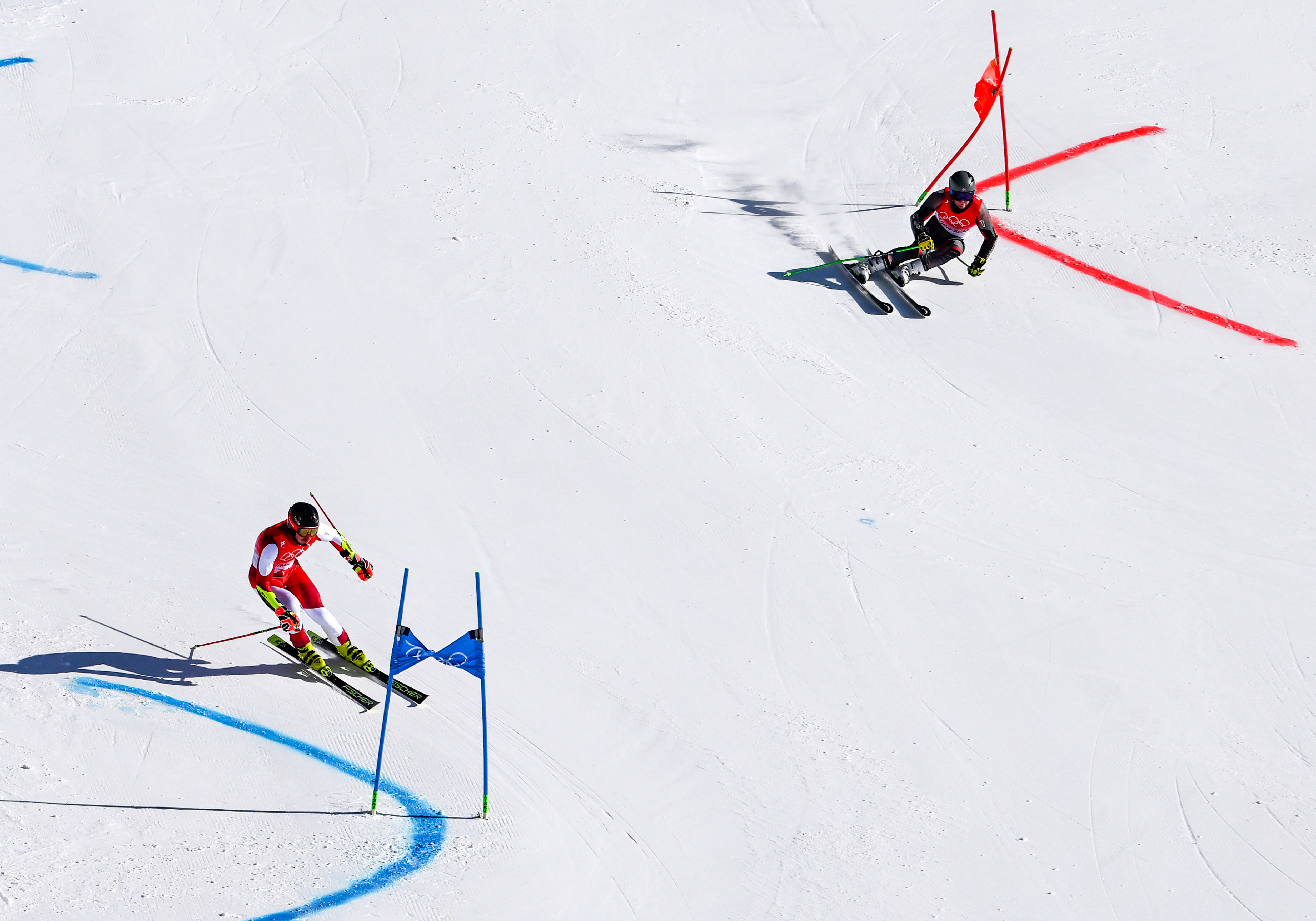 奥地利滑雪选手实现完美发挥 奥地利滑雪选手实现完美发挥
