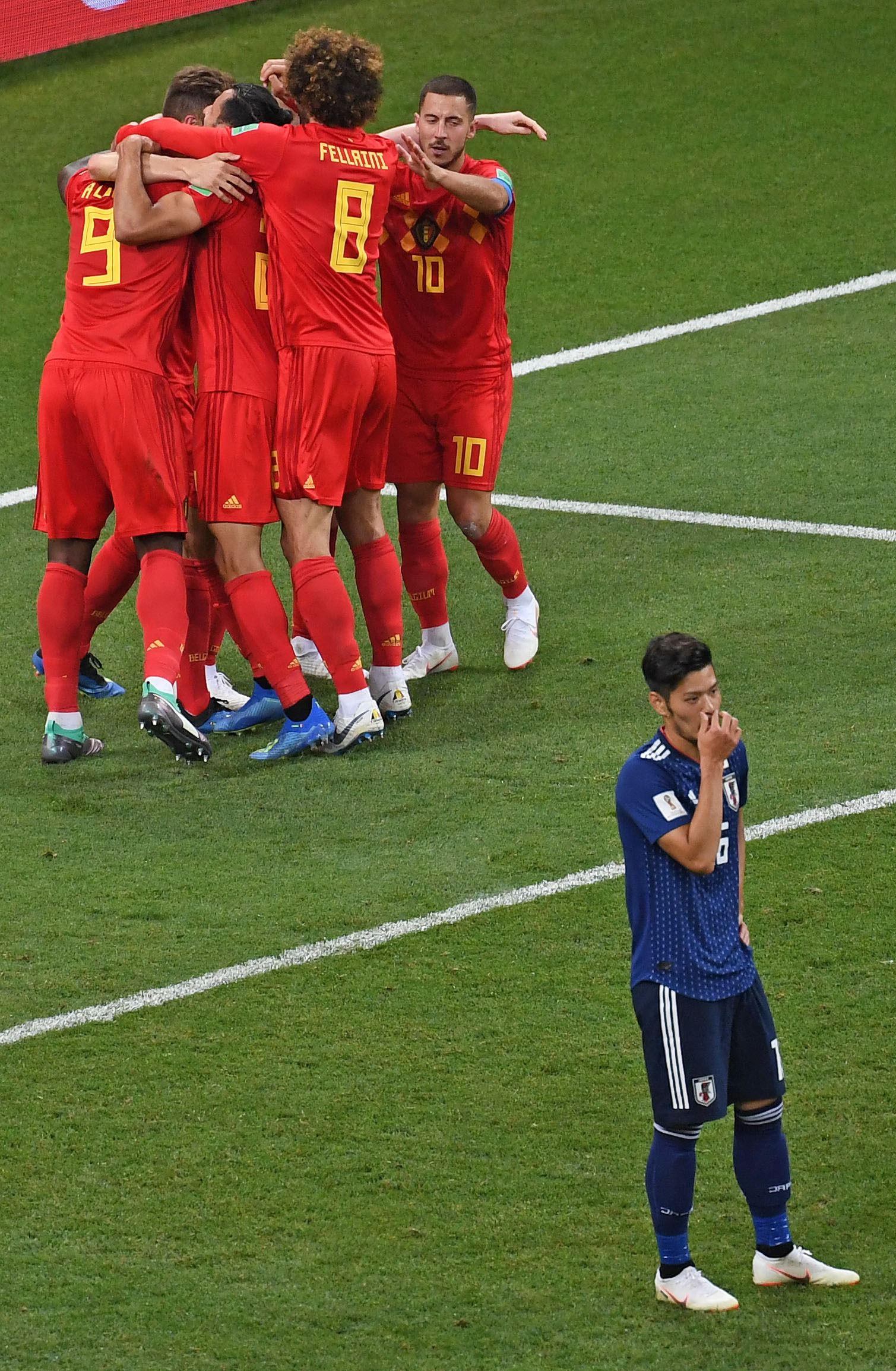 比利时队在比赛中取得惊人的成功