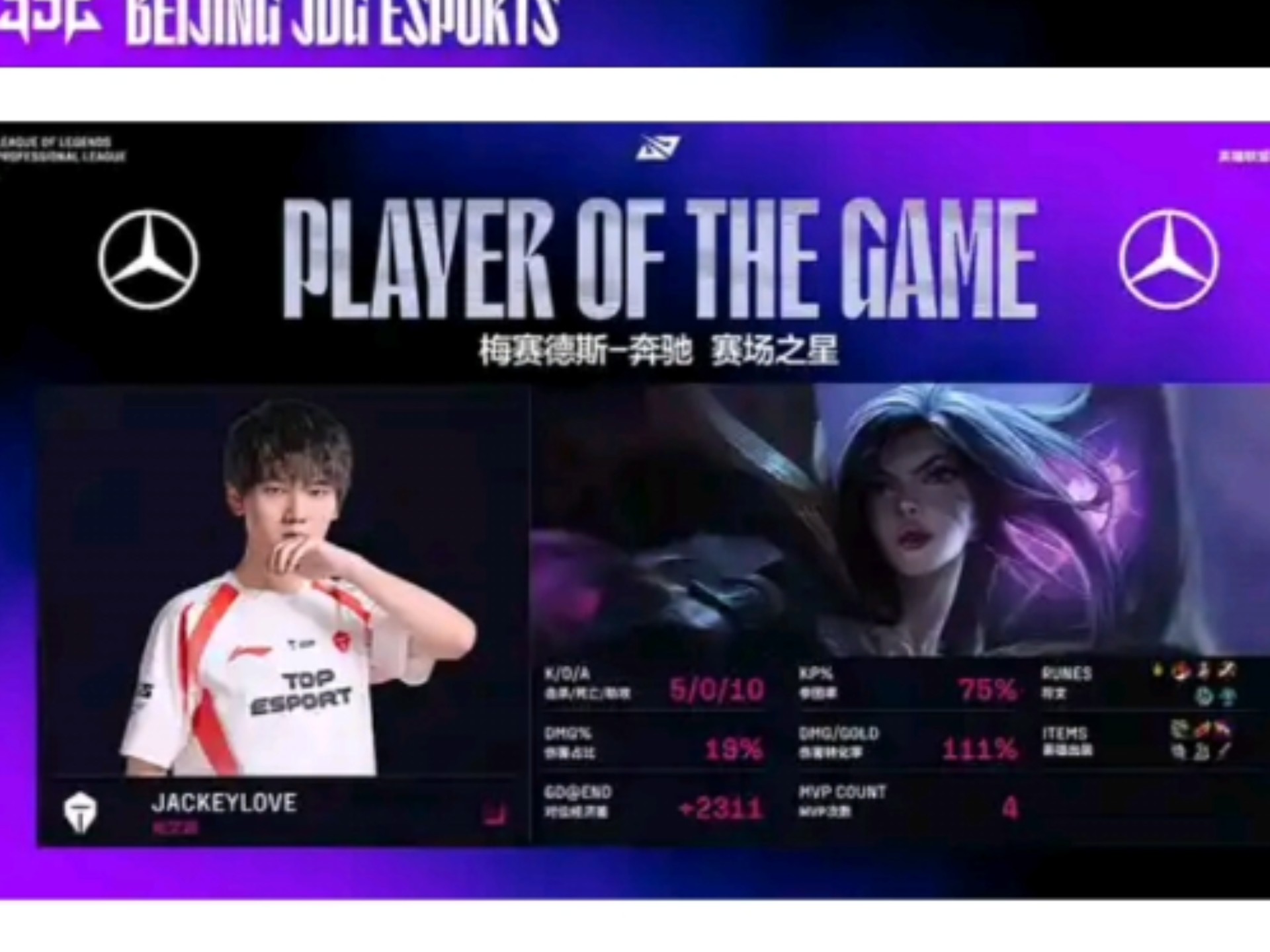 JDG横扫MAD，Uzi单局斩获MVP入围赛3:0（釜山）